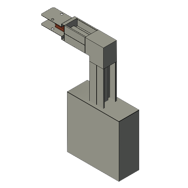 Edgewise Elbow with Flange Box
