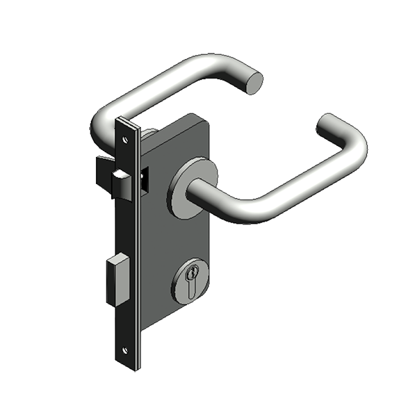 L1 KASA 64T-8000G2-HL-07-NN19 SS Mortise Lockset