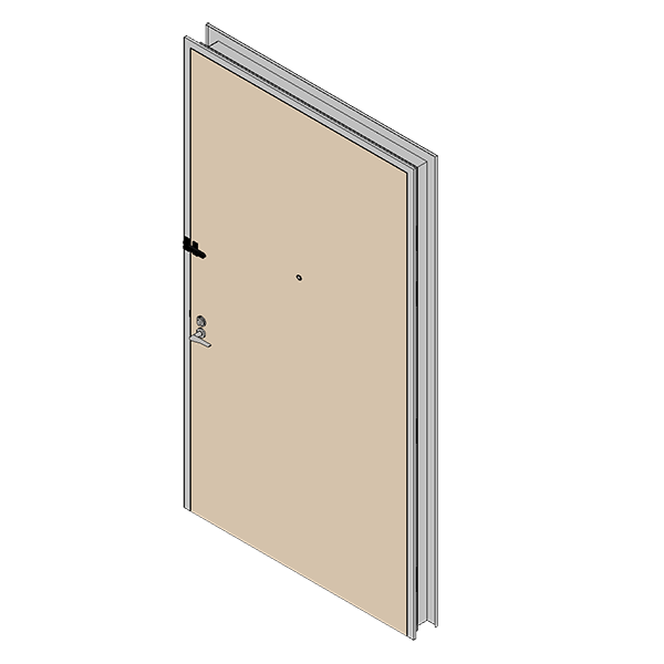 One Hour Fire Rated Door SIngle Leaf - Hotel