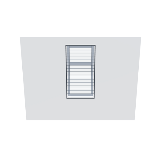 Single Casement Window with Grille