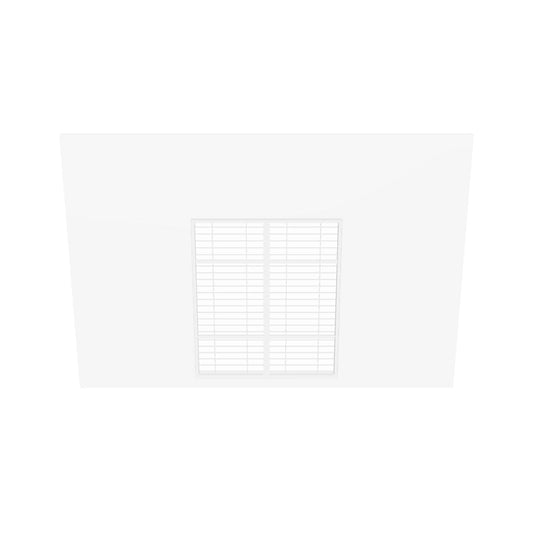 Double Panel Custom Window with Grille