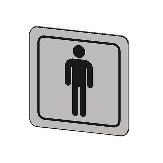 A9 100mm SS Male Sign