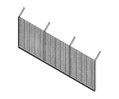 Anti-Climb Fencing Angled Top