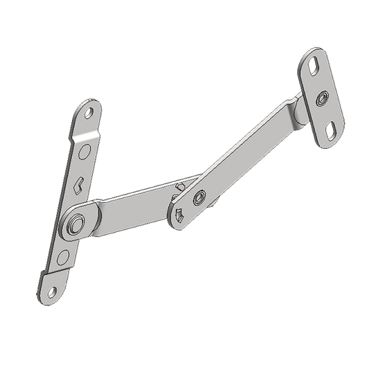 CT-WOR-LDK 4 inch Safety Hinge with Key Lock