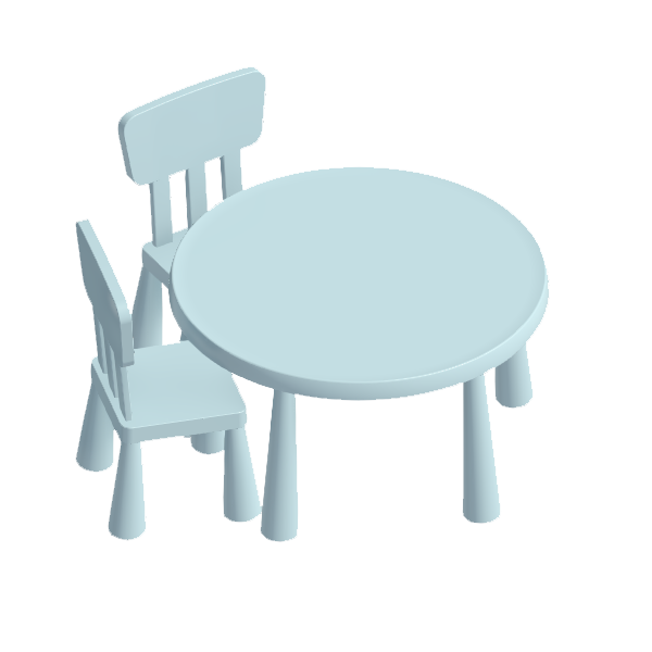 Children's Table with Chairs