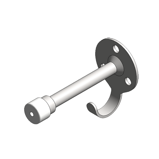 D3 KASA® 7-A SS Door Stopper w. Hook
