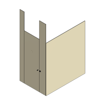 D'Float Toilet Partition