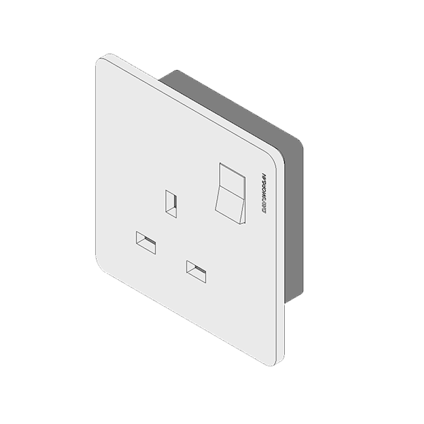 DavyMorgan DM1-1G13A Socket-White