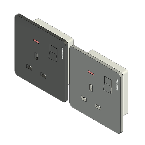 DavyMorgan DM1-1G13A Socket Neon-B&DG