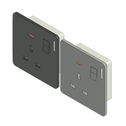 DavyMorgan DM1-1G13A Socket Neon-B&DG