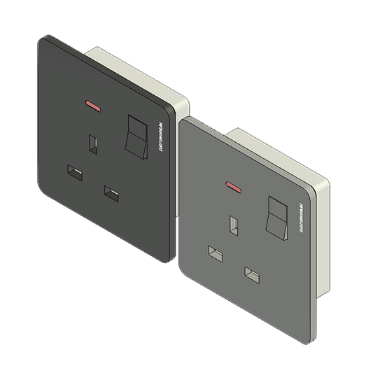 DavyMorgan DM1-1G13A Socket Neon-B&DG