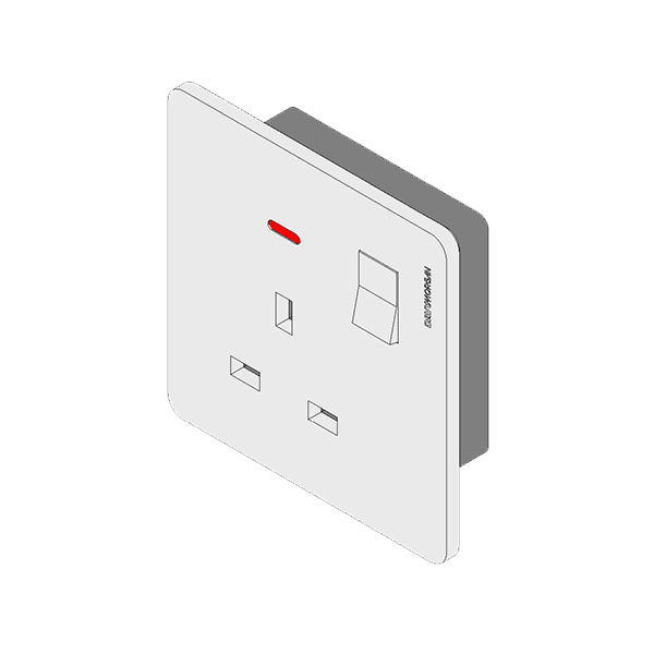DavyMorgan DM1-1G13A Socket Neon-White