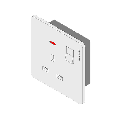 DavyMorgan DM1-1G13A Socket Neon-White