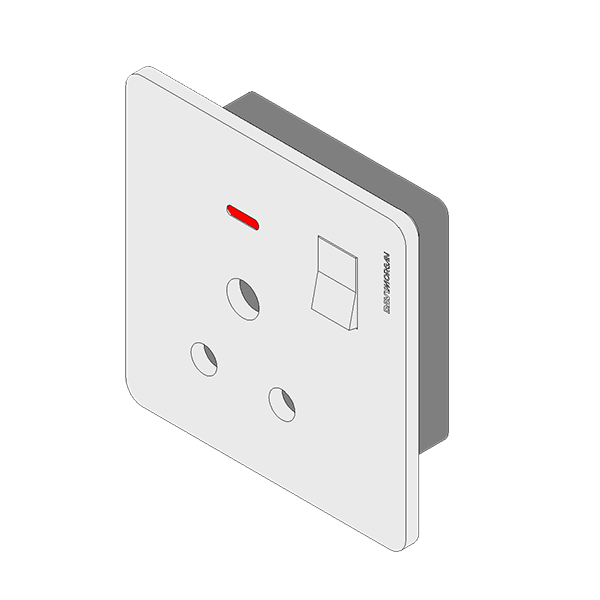 DavyMorgan DM1-1G15A Socket Neon-White