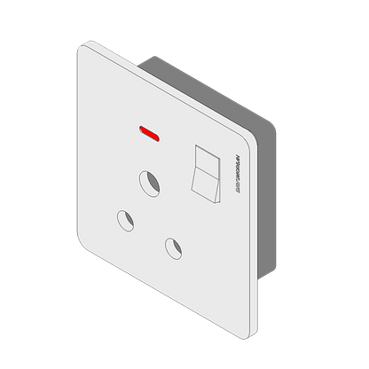 DavyMorgan DM1-1G15A Socket Neon-White