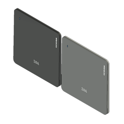 DavyMorgan DM1-1G2W-20A DP Switch Neon-B&DG