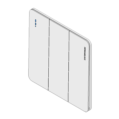 DavyMorgan DM1-3G1W Switch-White