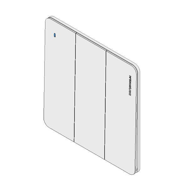 DavyMorgan DM1-3G2W Switch-White