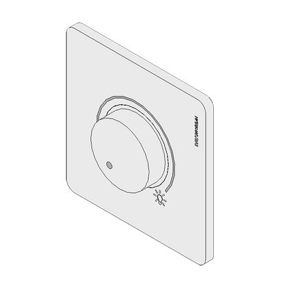 DavyMorgan DM1-500W Light Dimmer-White