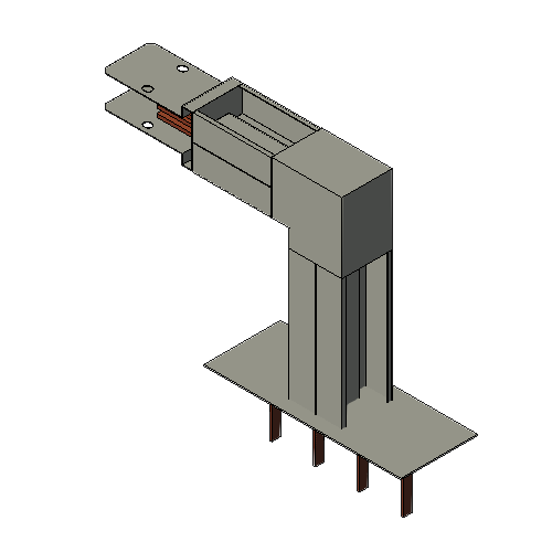Edgewise Elbow with Flange End