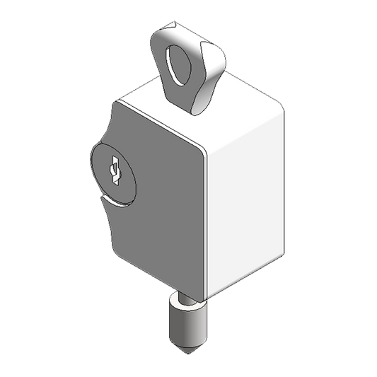 FB-308 Security Compact Bolt Lock with Key-Operated