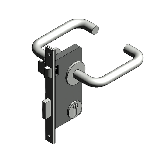 L2 KASA 64T74-8000G2-HL-07-NN19 SS Mortise Lockset