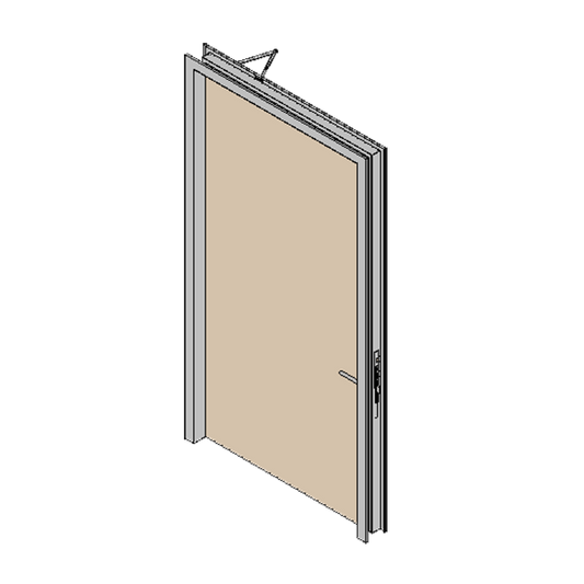One Hour Fire Rated Door Single Leaf Solid
