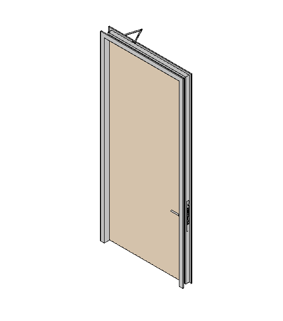 Two Hour Fire Rated Door Single Leaf Solid - 3 Meter