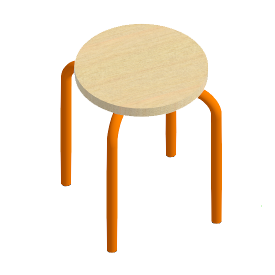 Pine Wood Stool