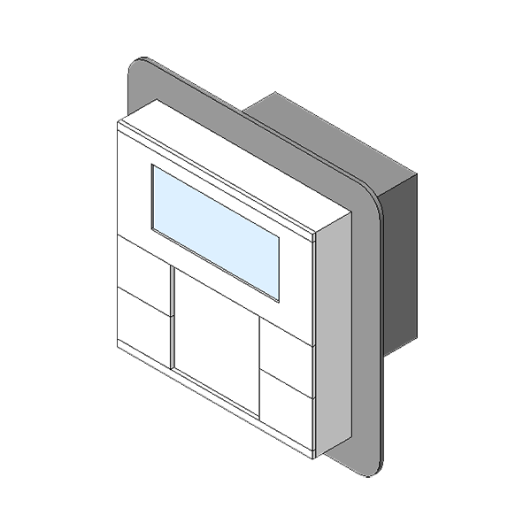 Push Button 2 Gang Temperature Controller