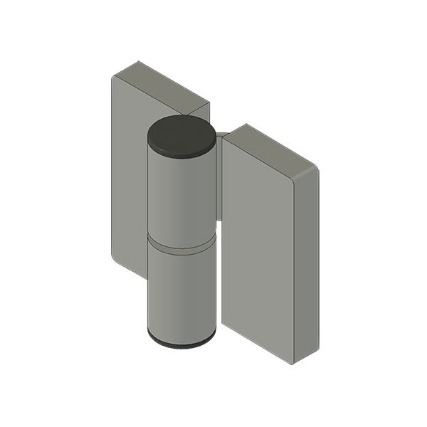 D'Cube Stainless Steel Hinge w Cover