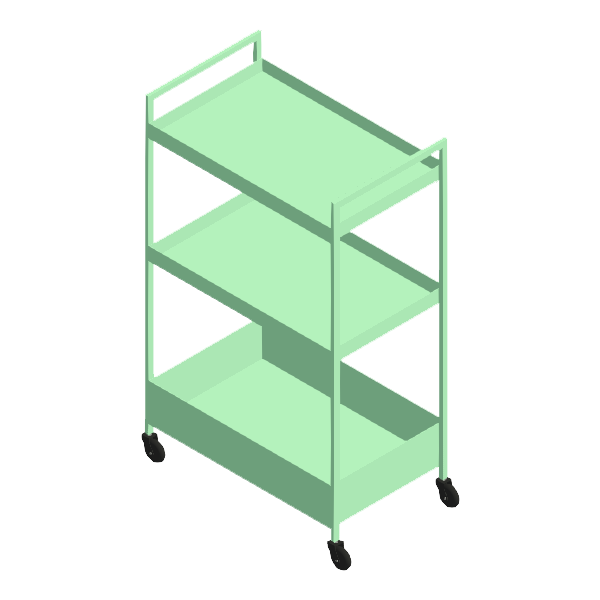 Storage Cart with Wheels