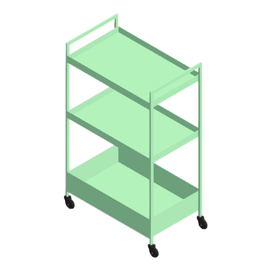 Storage Cart with Wheels