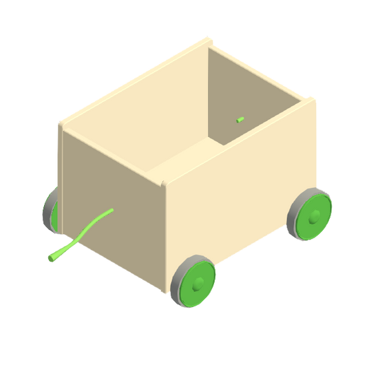 Toy Storage with Wheels