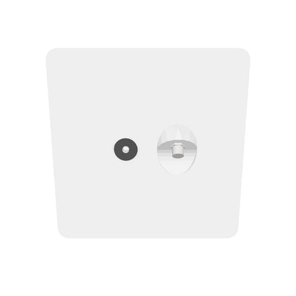 DavyMorgan DM1-Satellite+TVSocket-White