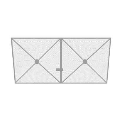 Mesh Grille Swing Gate Double