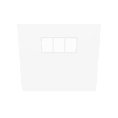 3-Panel Window with Fix Louvres