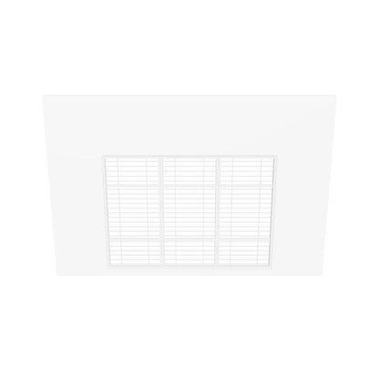 3-Panel Custom Window with Grille